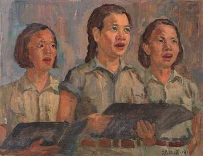 冯法禩 1941年作 演剧队歌手
